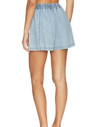 Chambray Pull On Short