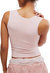 Clean Lines Muscle Cami In Pink Salt