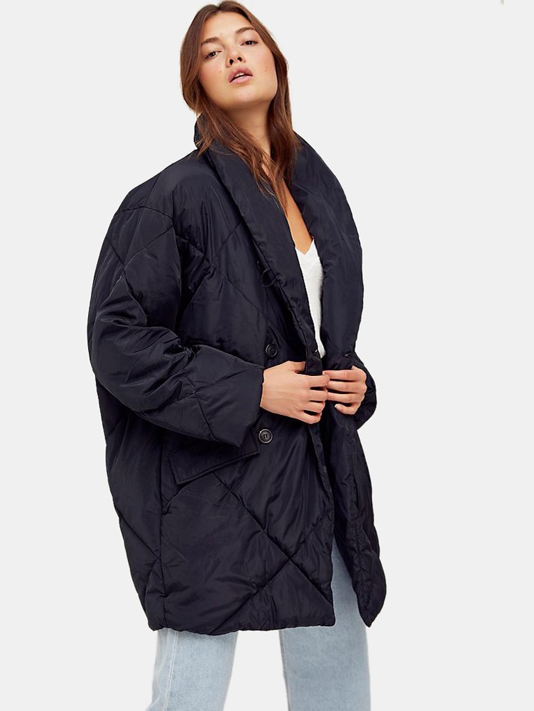 Ella Puffer Coat - Black