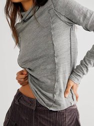 Everyday Layering Top - Charcoal Grey