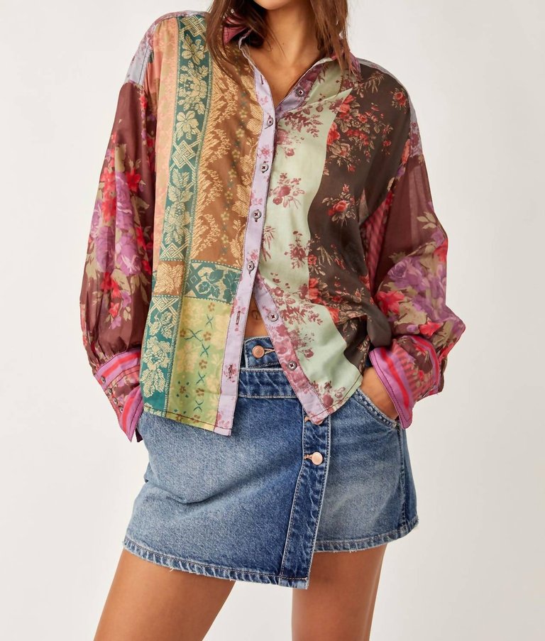 Flower Patch Top - Berry Combo