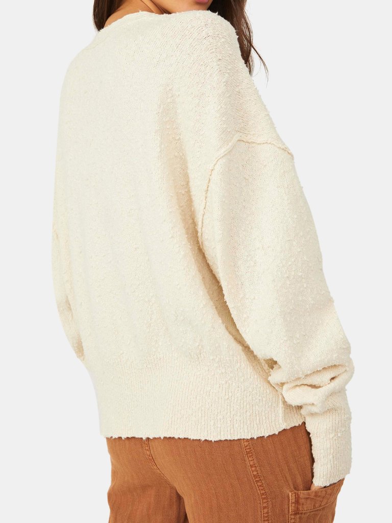 Found My Friend Textured Cardigan