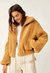 Get Cozy Teddy Jacket - Camel