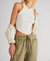 Gold Valley Tank Top In Ivory - Ivory