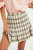 Honey Pleated Skirt In Retro Sunshine Combo