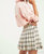 Honey Pleated Skirt In Retro Sunshine Combo