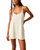 Hot Shot Mini Dress In Bamboo - Bamboo