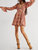 Jackie Tunic Mini Dress - Rust Combo