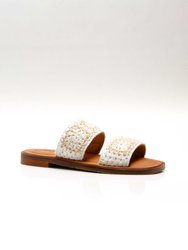 Juliet Crochet Sandals - Ivory