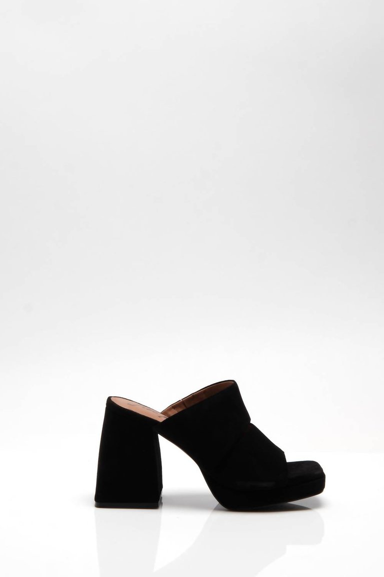 Love Is Everywhere Platform Sandals - Black