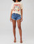 Loving Good Vibrations Shorts - Mid Indigo