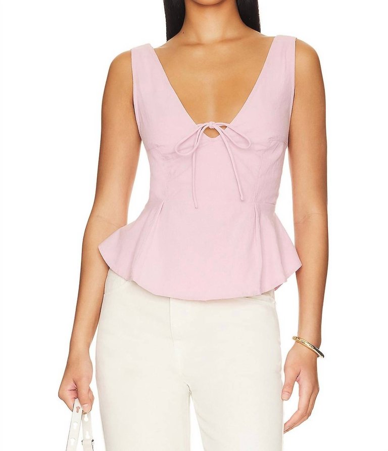 Mika Tank Solid - Pink