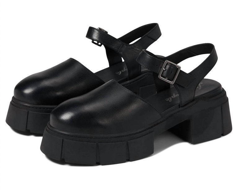 Milan Mary Janes Sandals - Black