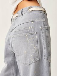 Moxie Paint Spatter Jeans