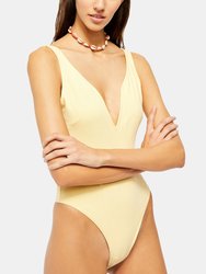 Pippa V-Wire Bodysuit  - Mustard