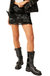 Poppy Mesh Mini Skirt - Black