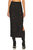 Rosalie Velvet Midi Skirt - Black