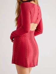 Small World Sweater Mini Dress