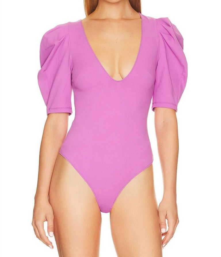 Va Va Voop Bodysuit In Wildberry