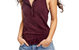 Vintage Textured Tank Top - Burgundy