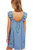 Wildflower Mini Dress In Copen Blue Combo