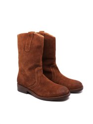 Women's Easton Equestrian Ankle Boot Saddle Suede