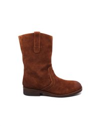 Women's Easton Equestrian Ankle Boot Saddle Suede - Brown