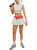 Women's Hot Shot Skort Set In White