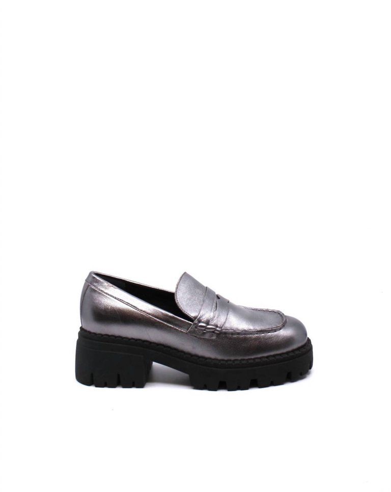 Women's Lyra Lug Sole Loafer - Pewter
