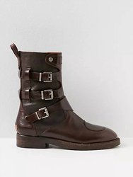 Wtf Dusty Buckle Boot - Brown