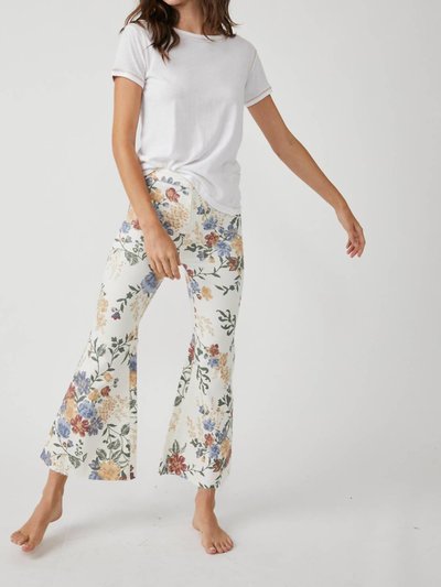 Free People Youthquake Printed Crop Flare Jeans product