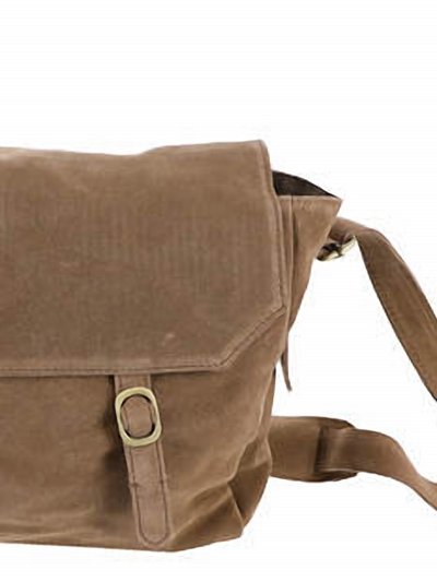 Free People Zahara Suede Messenger Bag In Bronze Age product
