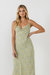 Floral Midi Dress - Green Multi