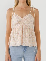 Straps With Floral Top