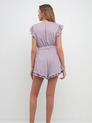 Texture Knit Romper