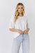 Thermal Knit Top - White