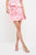 Tie - Dye Smocking Detail Mini Skirt - Pink Multi
