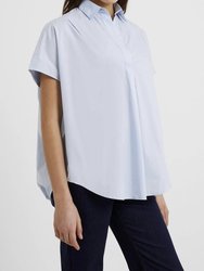 Cele Rhodes Popover Shirt In Sky Blue