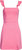 Whisper Ruffle Strap Mini Dress - Sea Pink
