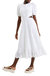 Women's Esse Eyelet Embroidered Cutout Cotton Dress - White