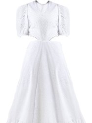 Women's Esse Eyelet Embroidered Cutout Cotton Dress