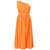 Women's Faron Midi One Shoulder Dress - Orange