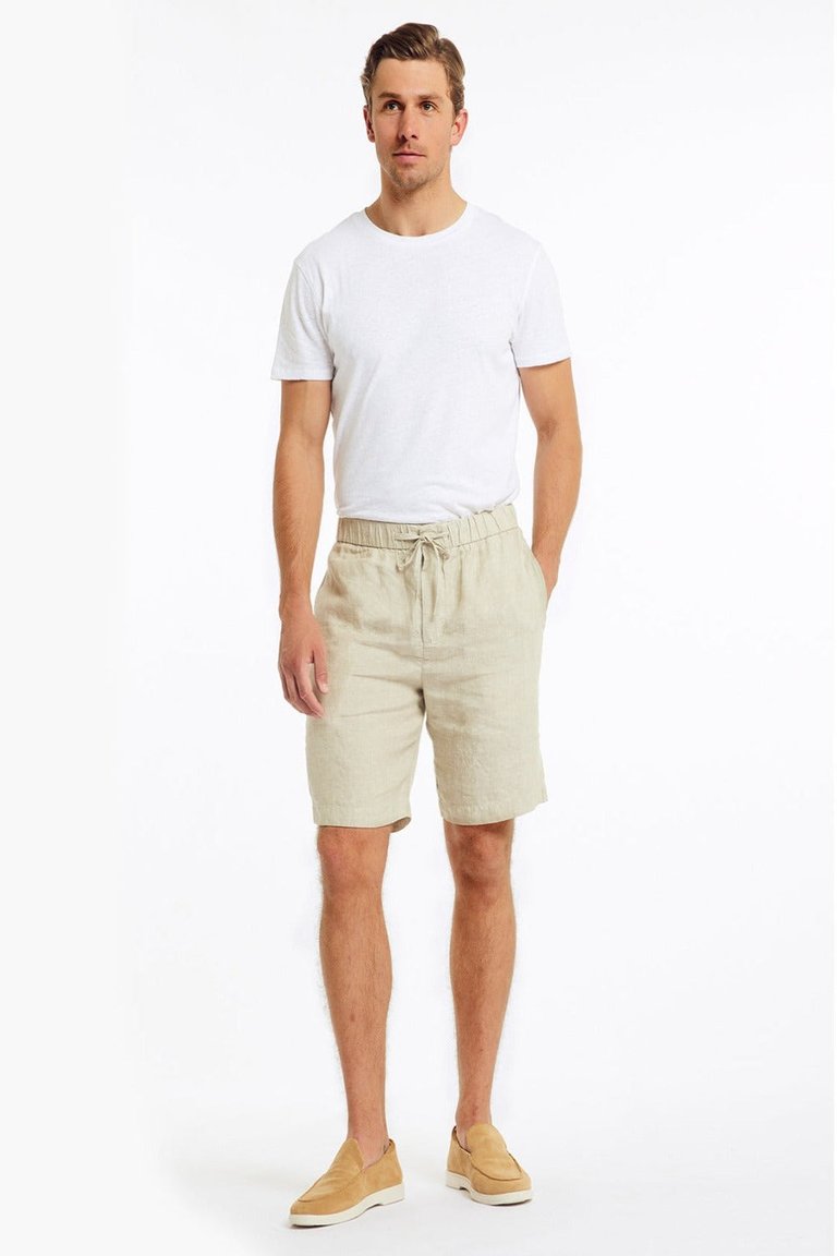 Felipe Linen Shorts - Sand