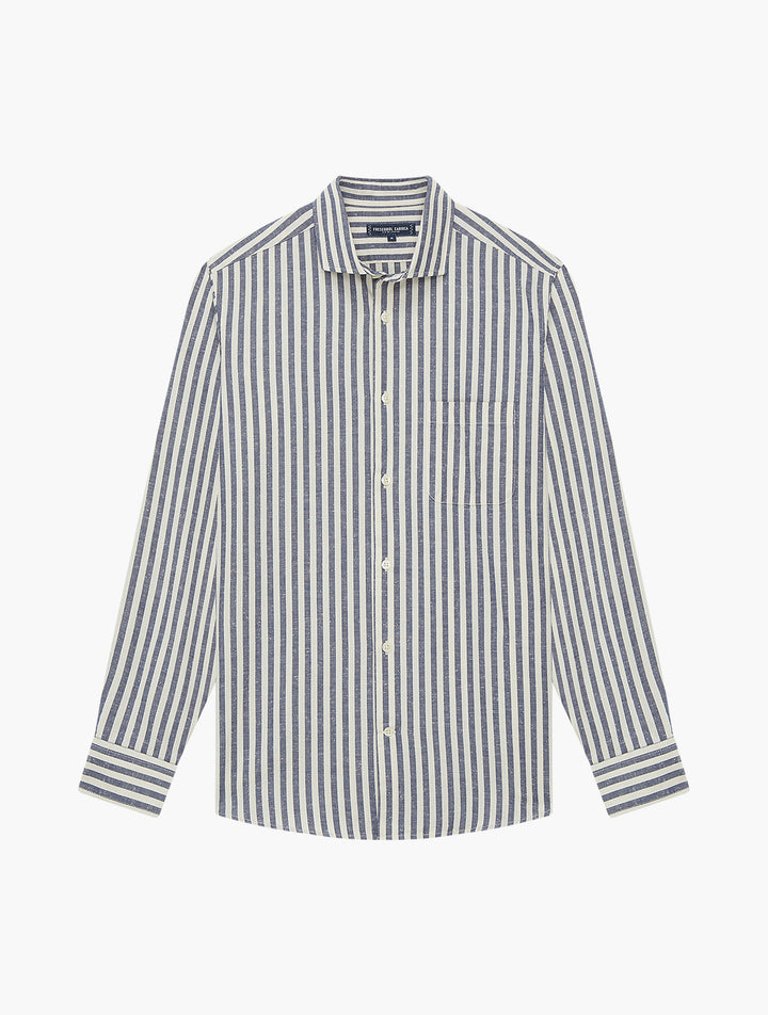 Emilio Striped Shirt - Navy