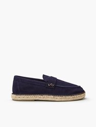 Marcelo Suede Loafers - Navy