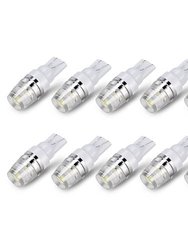 10 Pcs T10 Led Bulbs 194 Led Lights 12 v 1 W 5730 Xenon White Wedge Base Led Replacement Bulbs For License Plate Parking Position Interior Lights