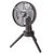 10400mah Portable Camping Fan With LED Light Rechargeable Tripod Tent Hanging Fan Lantern Portable Foldable Oscillating Table Fan - Black