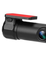 1080P Car Dash Cam 170°HD Looping 170°HD Looping Recorder G-Sensor App Wifi DVR - Black