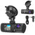 1080P Dual Lens Car DVR Dash Cam With G-Sensor, Motion Detection, Night Vision - Front & Inside Camera, Driving Recorder - Black