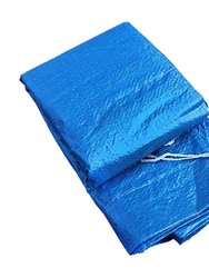 10ft Swimming Pool Cover Protector Dustproof Waterproof Paddling Pool Cover - Blue